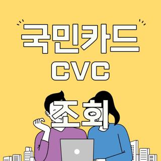 국민카드 cvc 조회