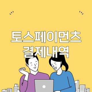 토스페이먼츠 결제내역