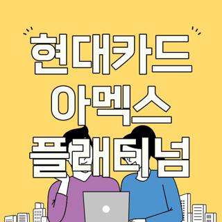 현대카드 아멕스 플래티넘