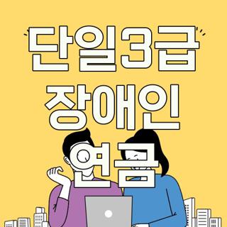 단일3급 장애인 연금