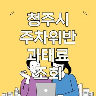 청주시 주차위반 과태료 조회