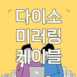 다이소 미러링 케이블