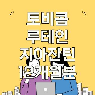 토비콤 루테인 지아잔틴 12개월분