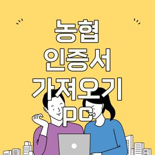 농협 인증서 가져오기 pc